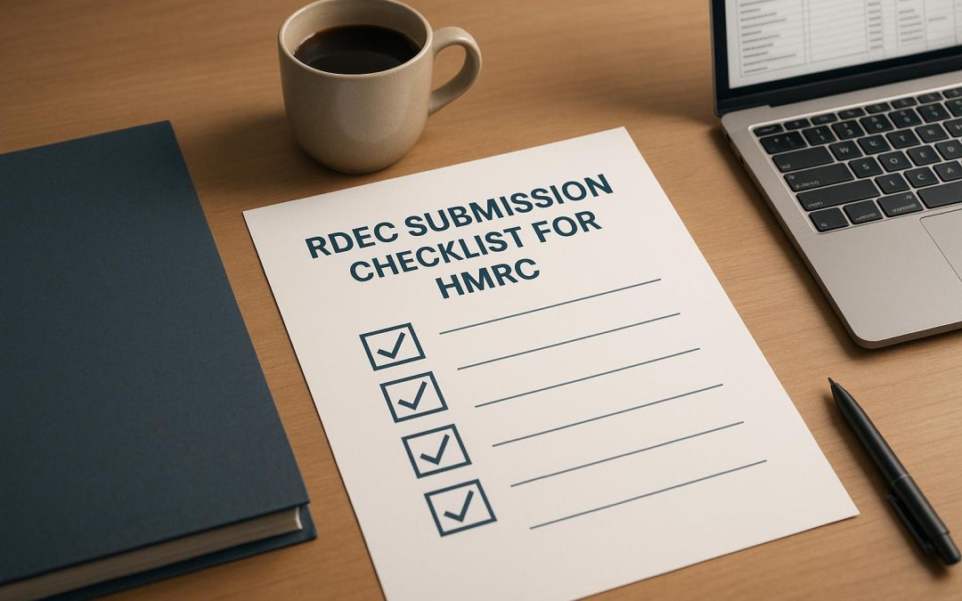 RDEC Submission Checklist for HMRC