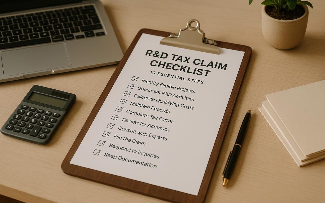 R&D Tax Credit Checklist 2026: 10 Essential Steps for a Compliant Claim